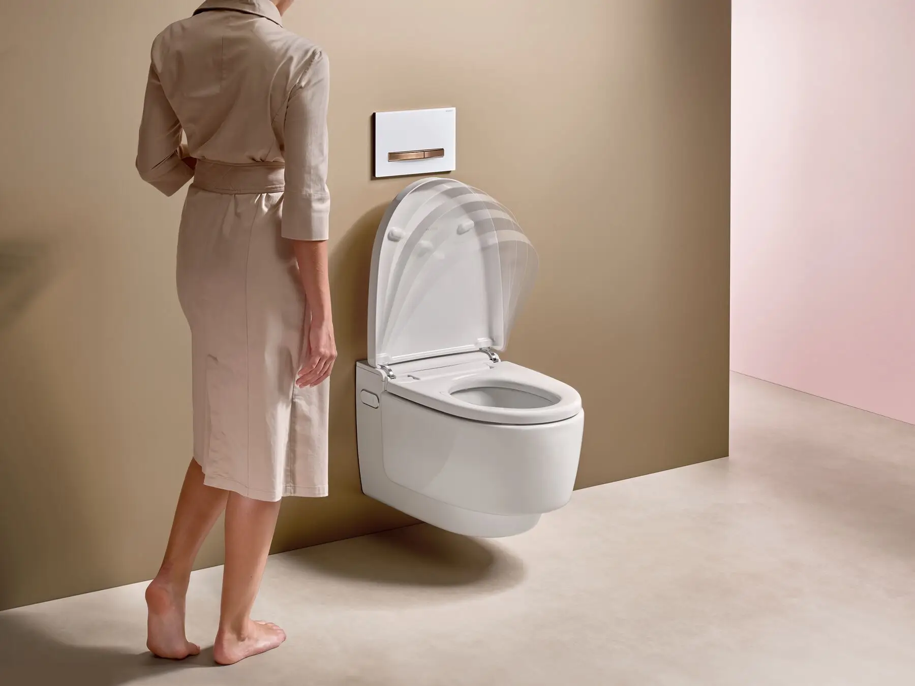 Geberit AquaClean Mera Comfort v moderní koupelně